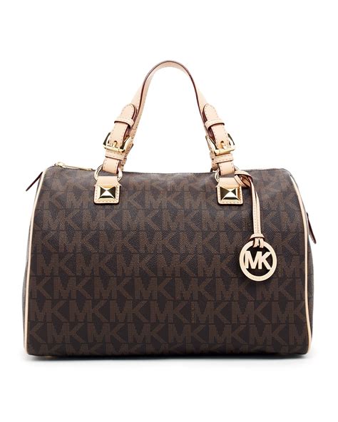 michael kors grayson small satchel brown|Michael Kors carine large satchel.